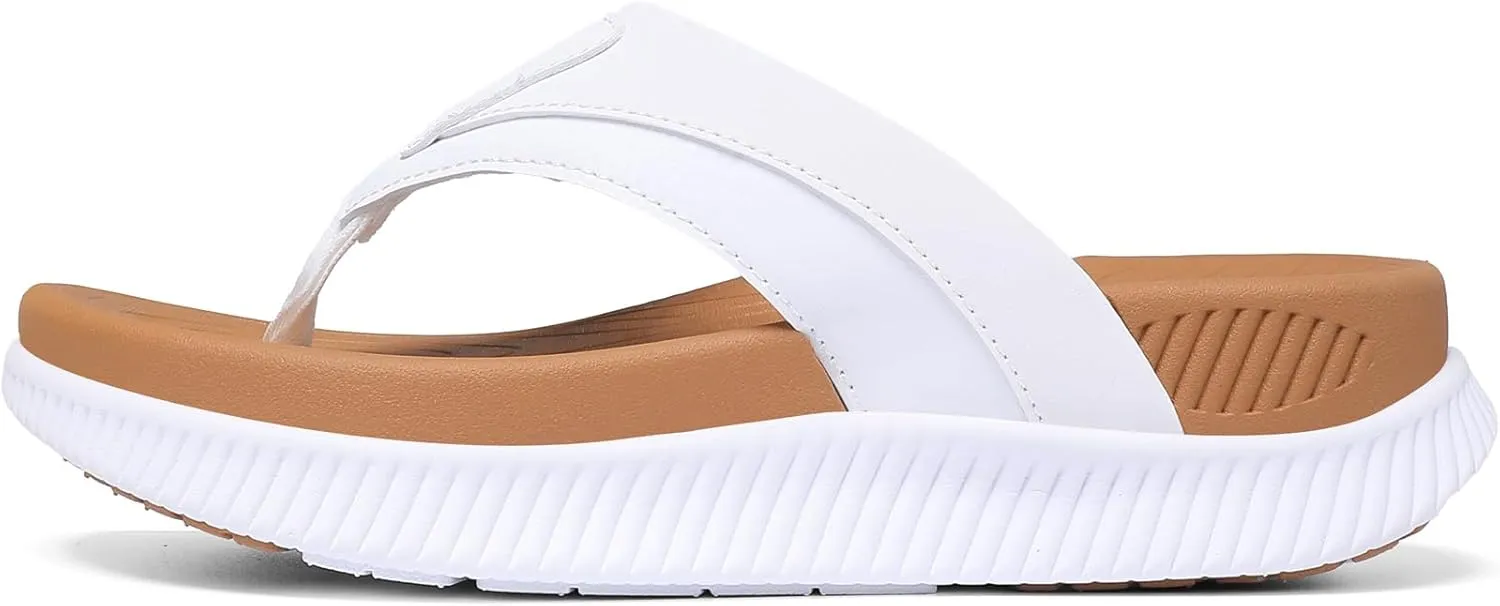 Flip Flops for Women with Arch Support Thick Cushioned Yoga Mat Thong Sandals Lightweight,Non-Slip Athletic Beach