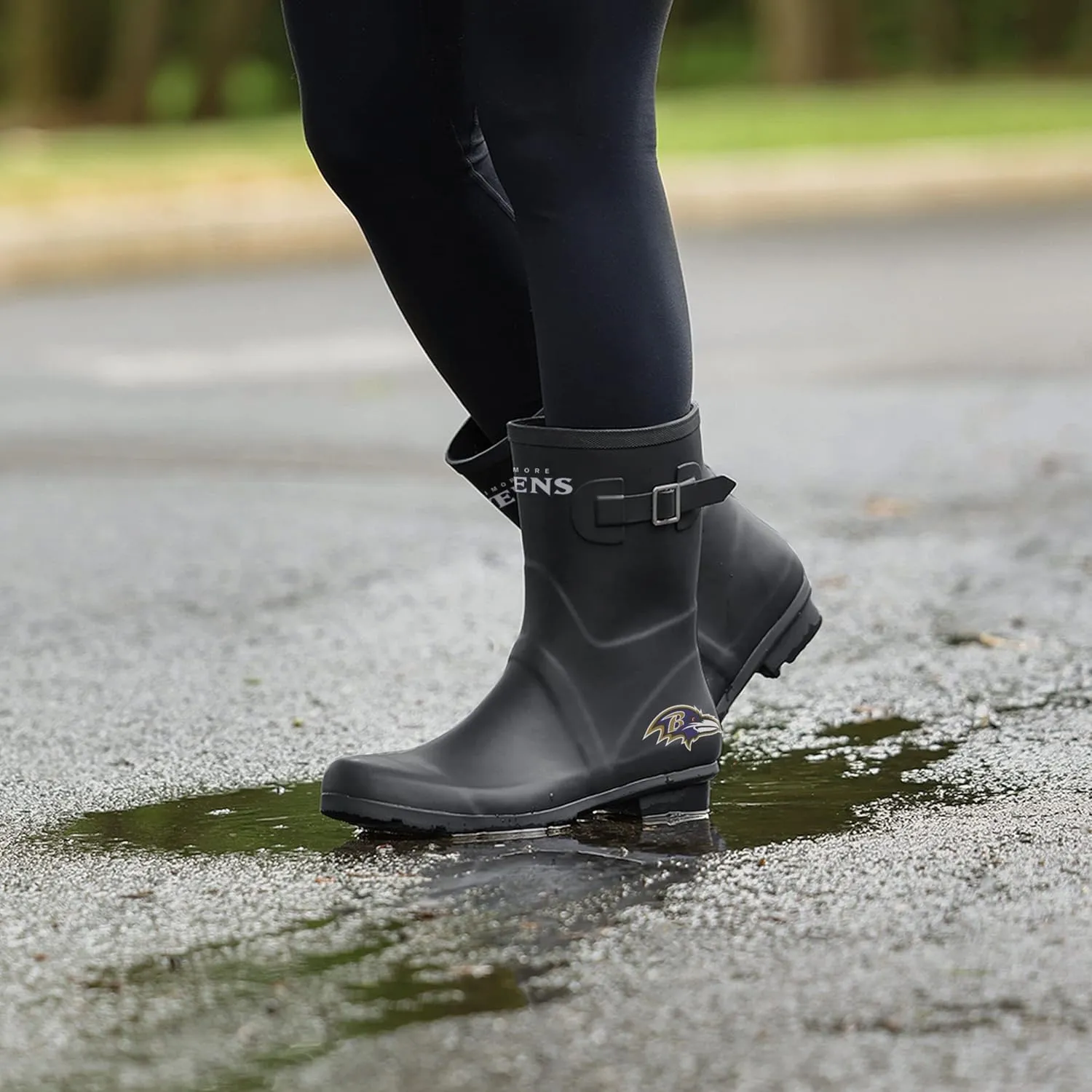 FOCO NFL Team Logo Ladies Storm Ready Rain Boots
