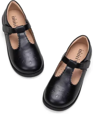 Frank Mully Girls Flats Mary Jane Shoes Round Toe Dress Shoes School Oxford Flats for Toddler/Little Kid