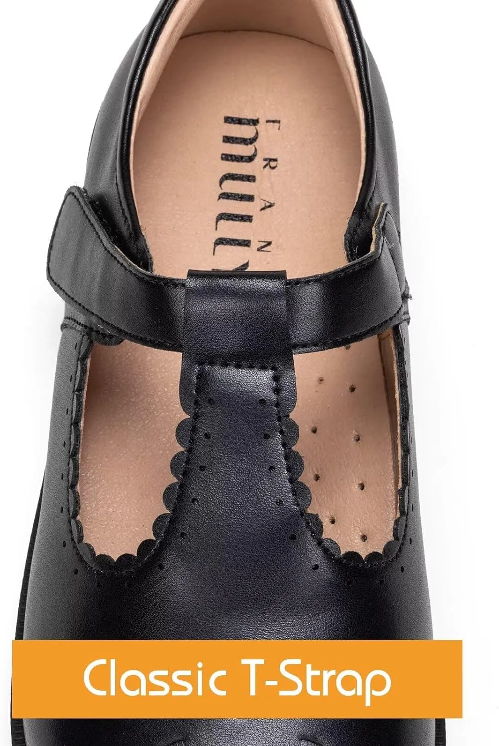 Frank Mully Girls Flats Mary Jane Shoes Round Toe Dress Shoes School Oxford Flats for Toddler/Little Kid