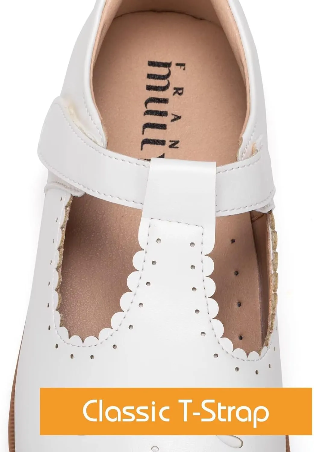 Frank Mully Girls Flats Mary Jane Shoes Round Toe Dress Shoes School Oxford Flats for Toddler/Little Kid