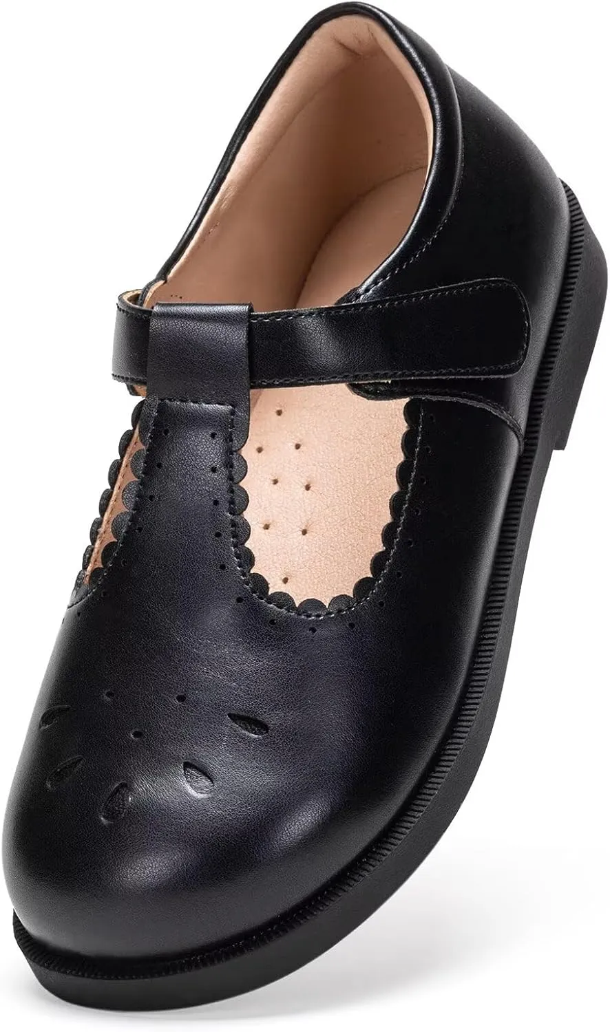 Frank Mully Girls Flats Mary Jane Shoes Round Toe Dress Shoes School Oxford Flats for Toddler/Little Kid