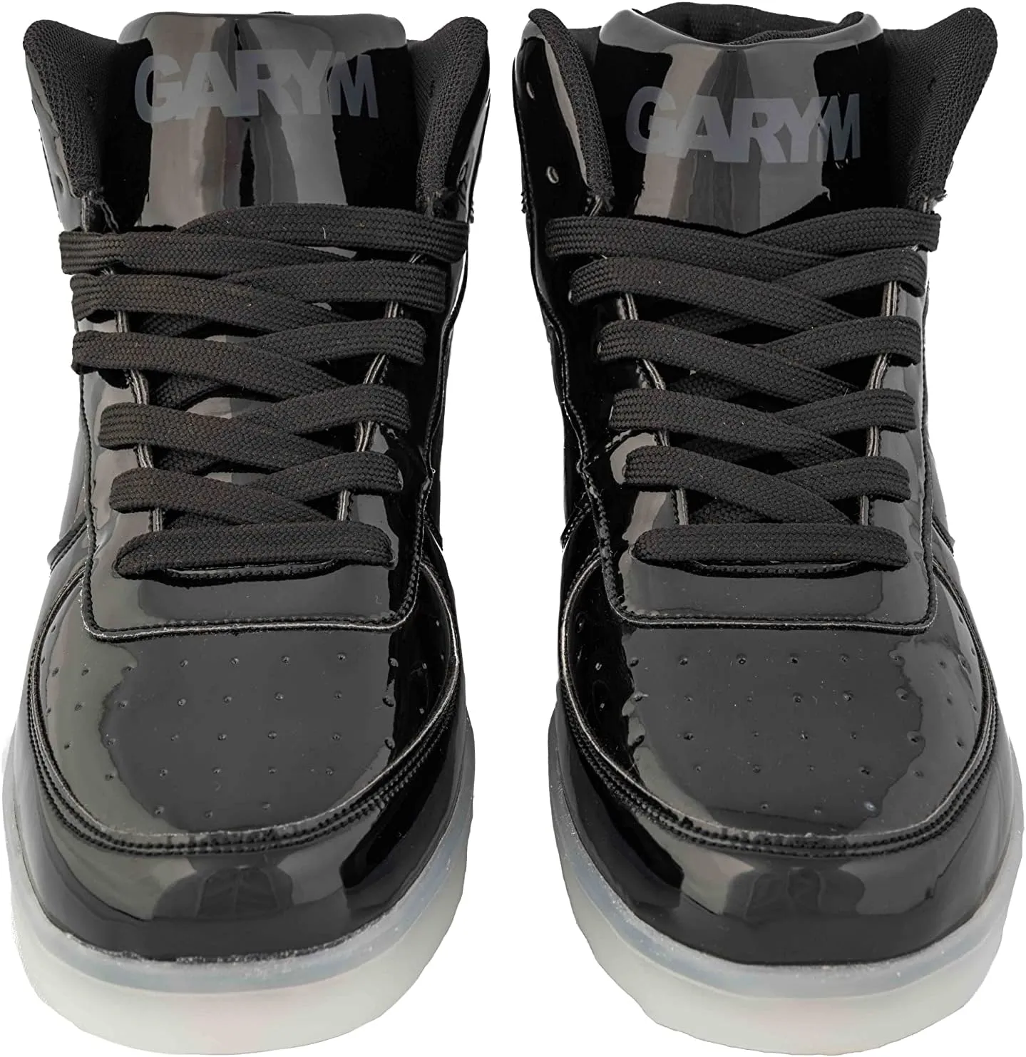 Gary Majdell Sport Men's Shiny Multiple Colors Liquid Metallic High Top Lace-Up Casual Sneakers