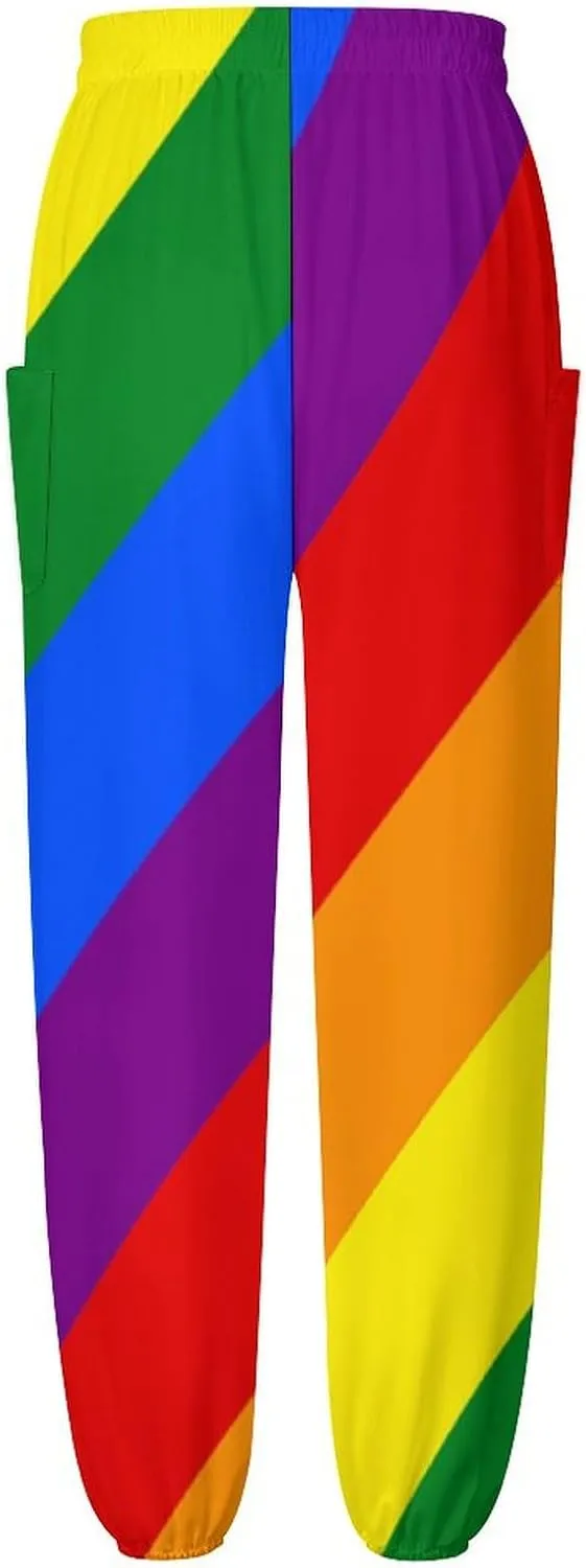Gay Pride Flag Yoga Bloomers Women Hippie Harem Pants Elephant Pants Elastic Gym Yoga Trousers Casual Loose Sweatpant