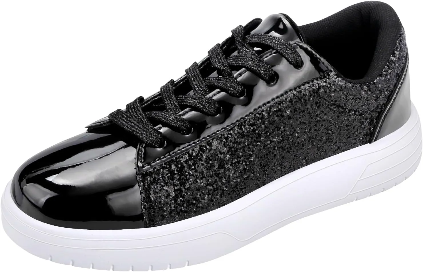 Glitter Sneakers for Women - Sparkly Bling Sequin Sneakers for Wedding, Party & Casual Wear