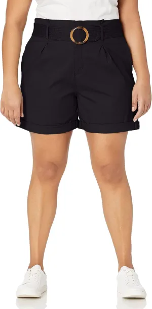 Gloria Vanderbilt Women's Trapunto Self Belt Vacation Short Standard