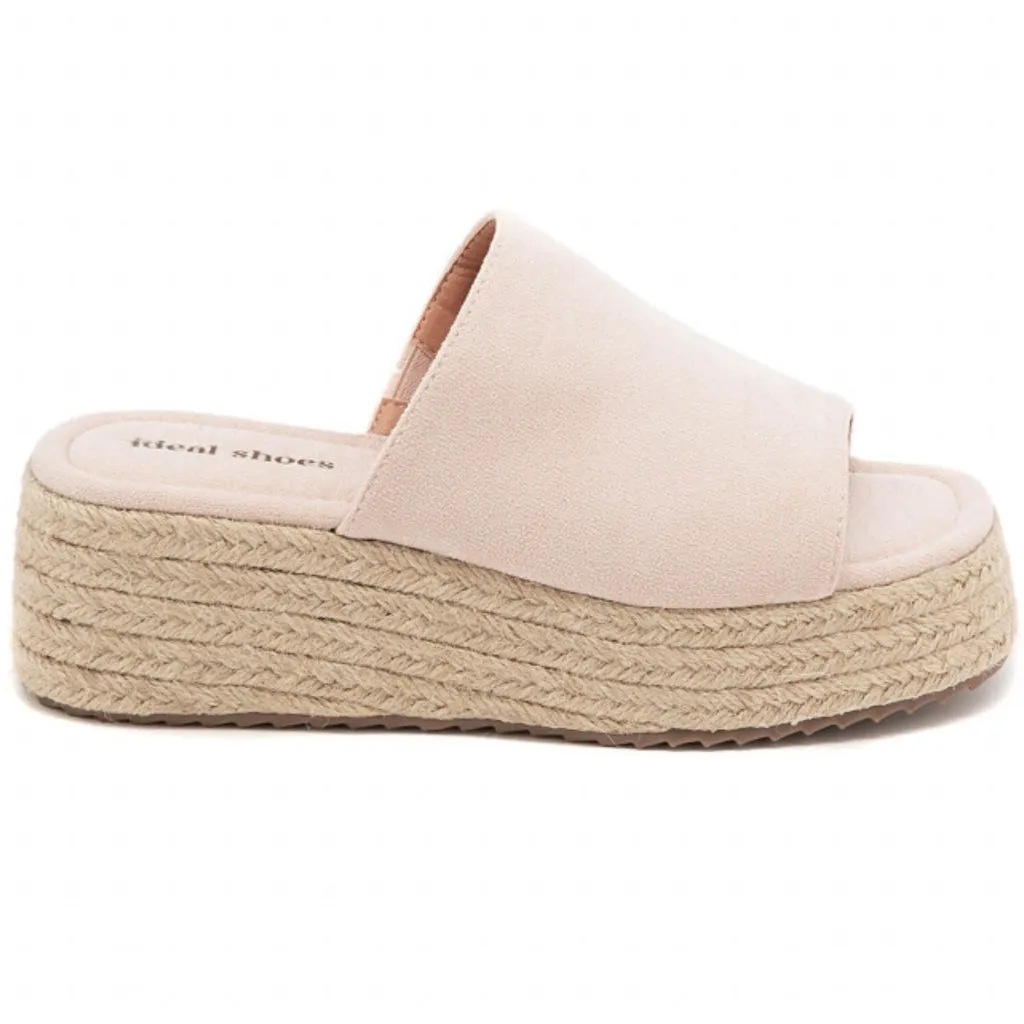 Hailey plateau sandaler 5937 - Beige