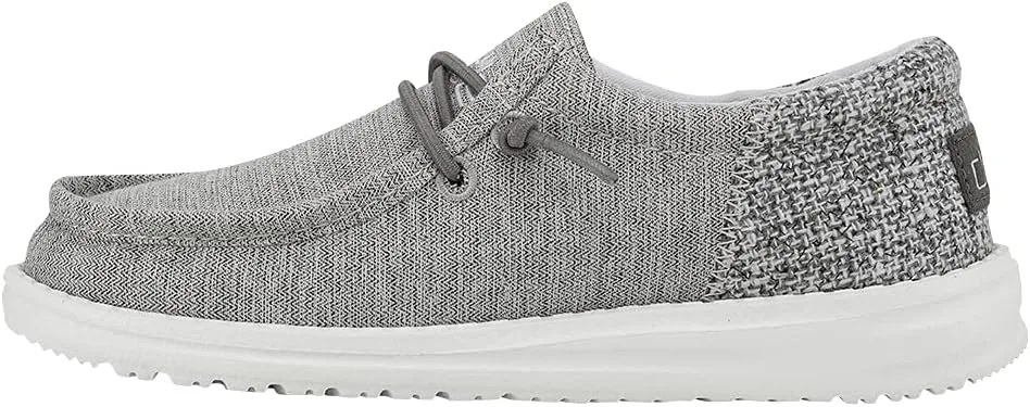Hey Dude Boy's Wally Youth Multiple Colors | Boy’s Shoes | Boy's Lace Up Loafers | Comfortable & Light-Weight
