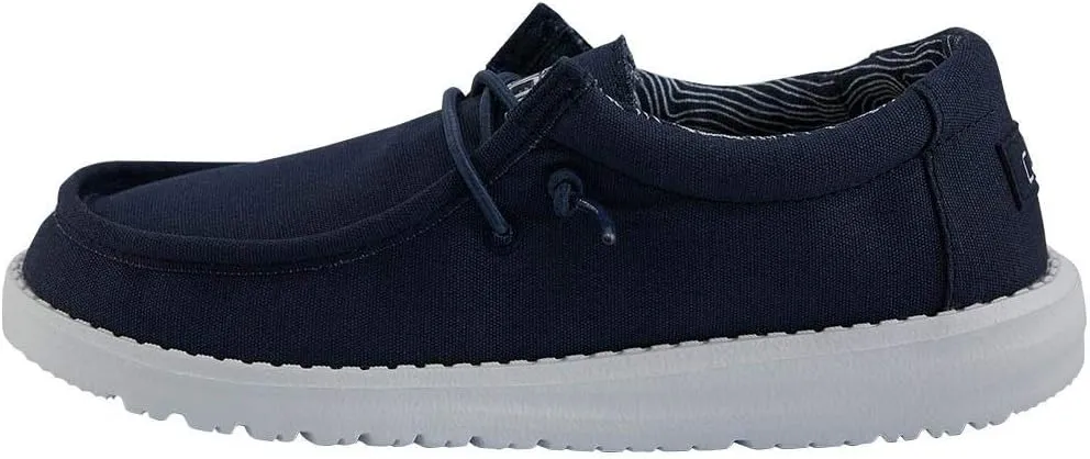 Hey Dude Boy's Wally Youth Multiple Colors | Boy’s Shoes | Boy's Lace Up Loafers | Comfortable & Light-Weight