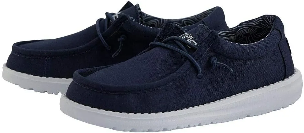 Hey Dude Boy's Wally Youth Multiple Colors | Boy’s Shoes | Boy's Lace Up Loafers | Comfortable & Light-Weight