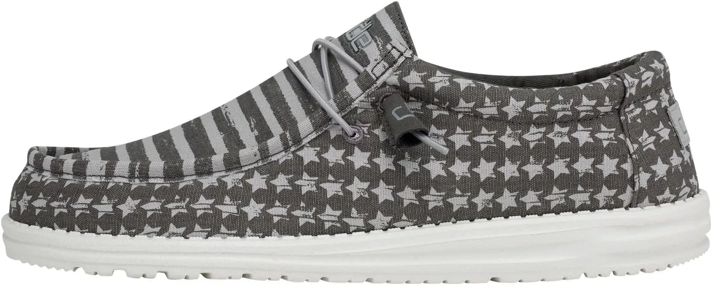 Hey Dude Men's All Wally Styles | Men’s Shoes | Men's Lace Up Loafers | Comfortable & Light-Weight