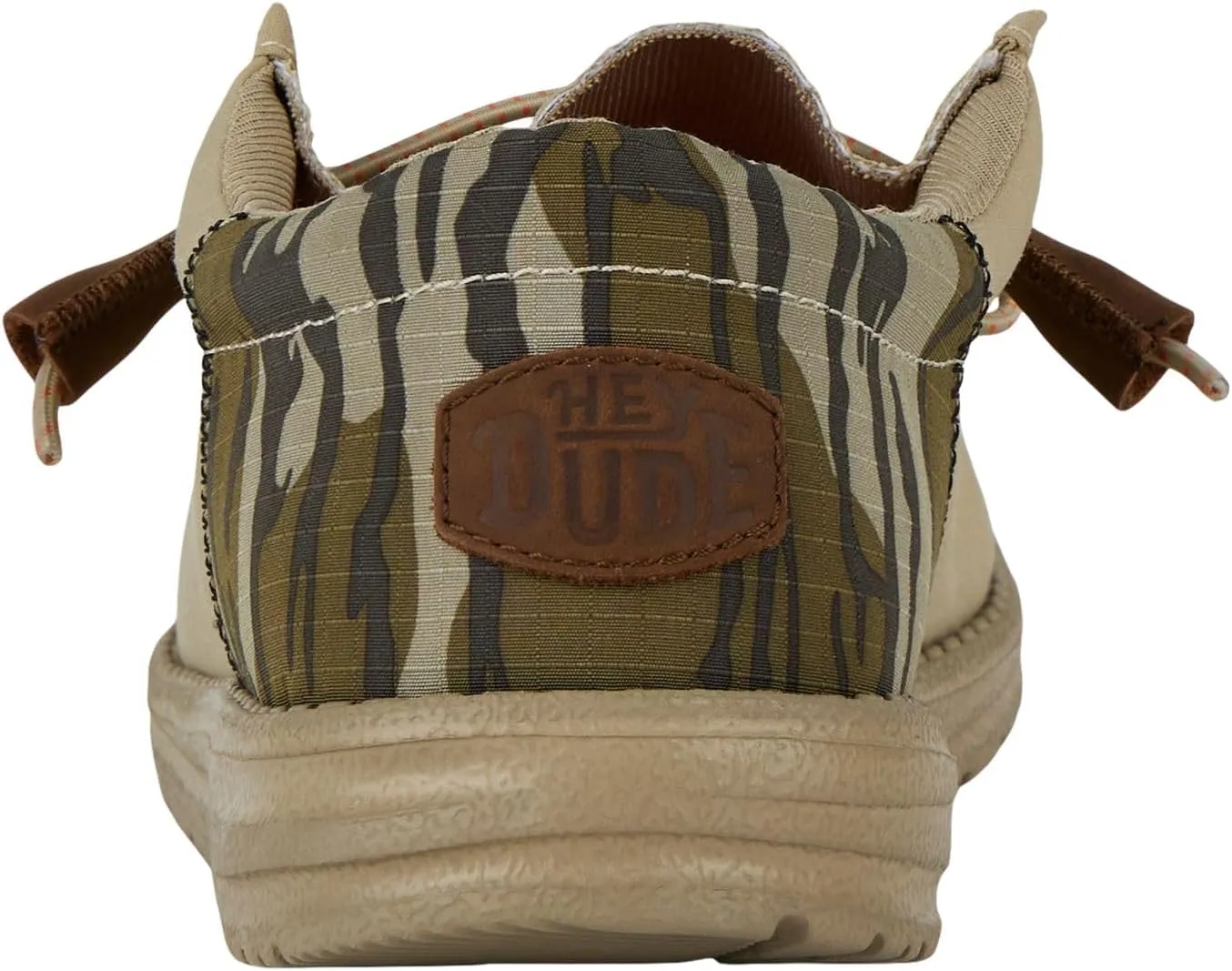 Hey Dude Wally Funk Mossy Oak Original Bottomland Loafers for Men - Ripstop Upper - Round-Toe Silhouette