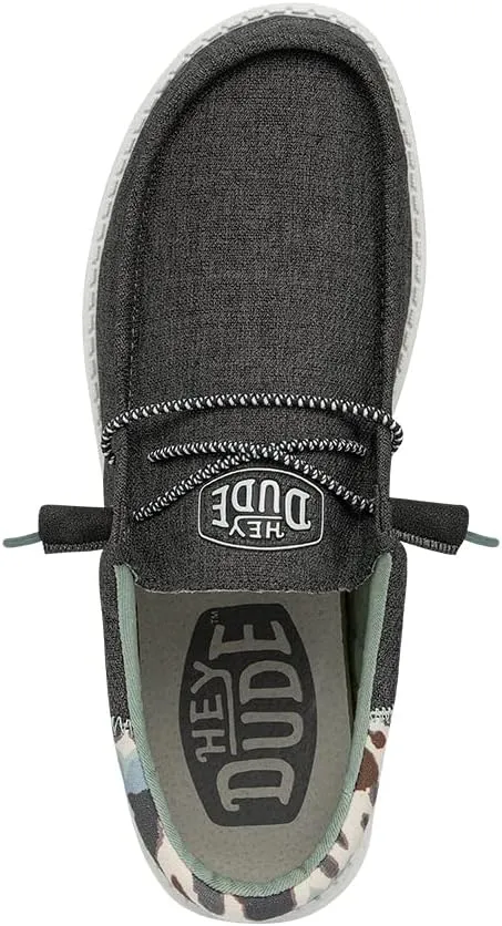 Hey Dude Wally Funk Mossy Oak Original Bottomland Loafers for Men - Ripstop Upper - Round-Toe Silhouette
