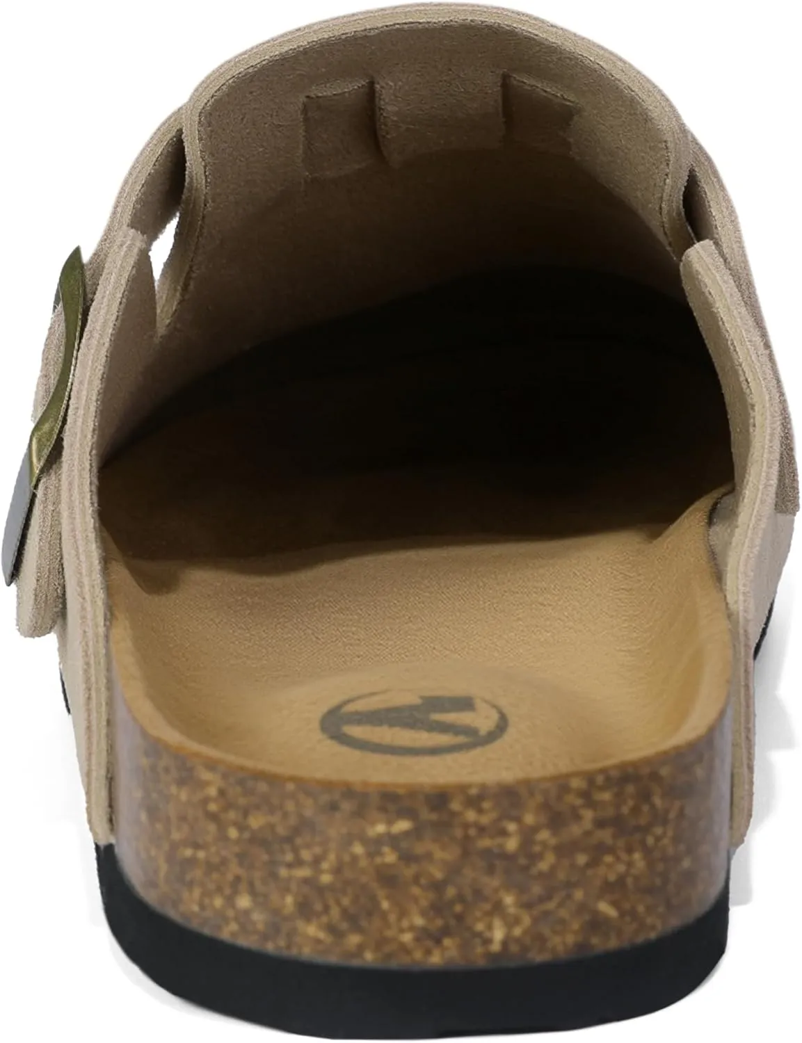 HOMETRUE Womens Clogs Slippers Sandals with Cushioned Cork-Footbed