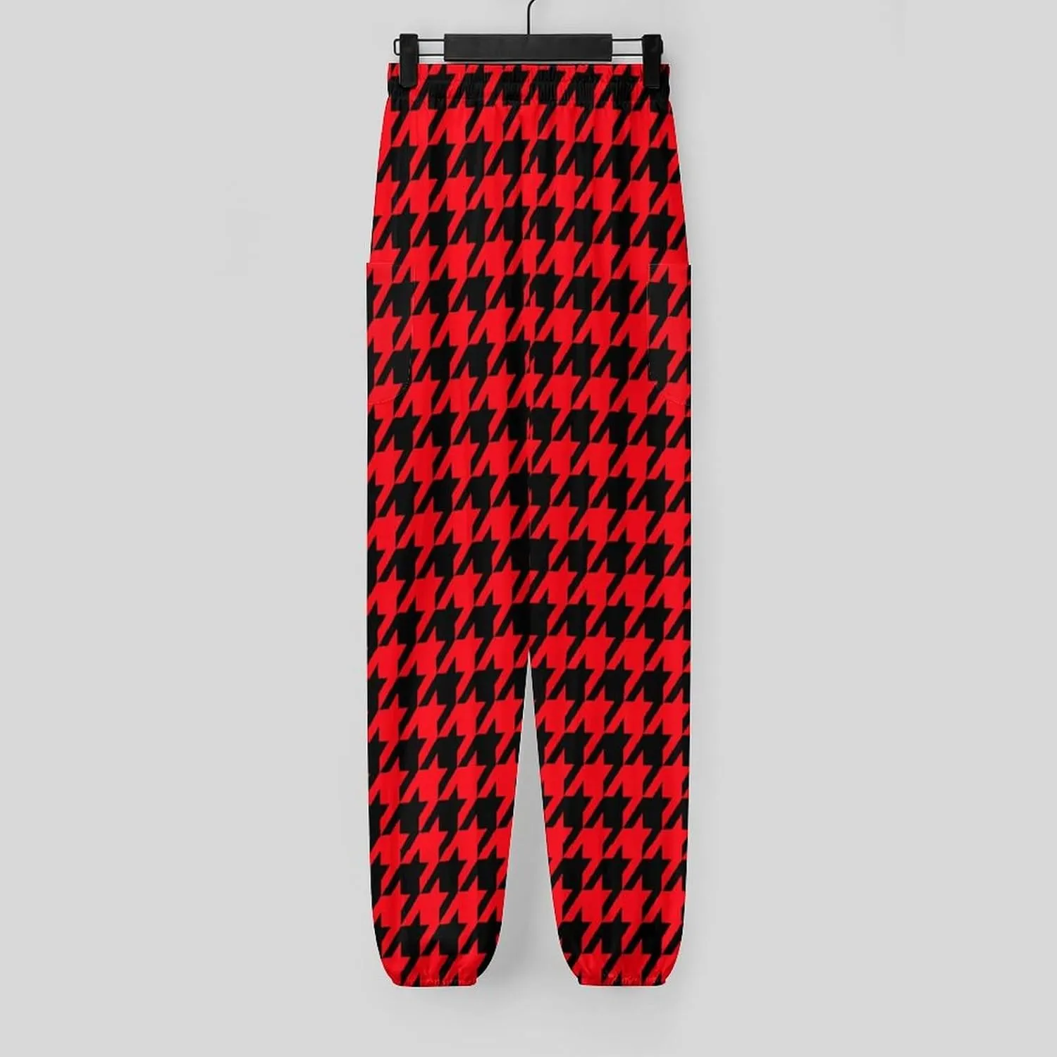 Houndstooth Yoga Bloomers Womens Hippie Harem Pant Beach Pants Elastic Gym Yoga Trousers Loose Casual Slacks