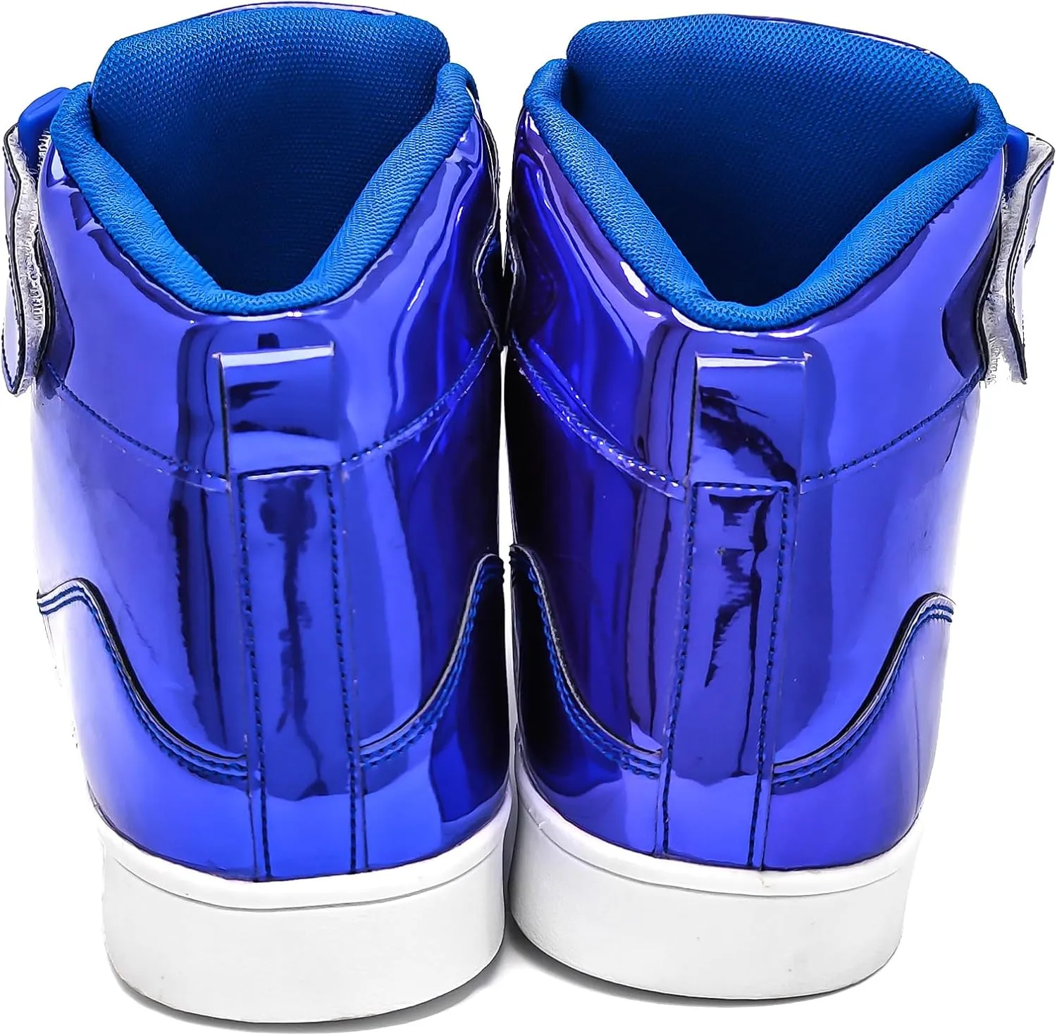 IGxx Sequins Shoes for Kids Boys Fashion Sparkle Gold Shoes Bling Shiny High Top Sneakers Girls Hook&Loop
