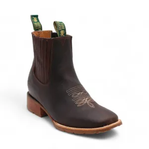 Irving Men's Brown Leather Short Boots