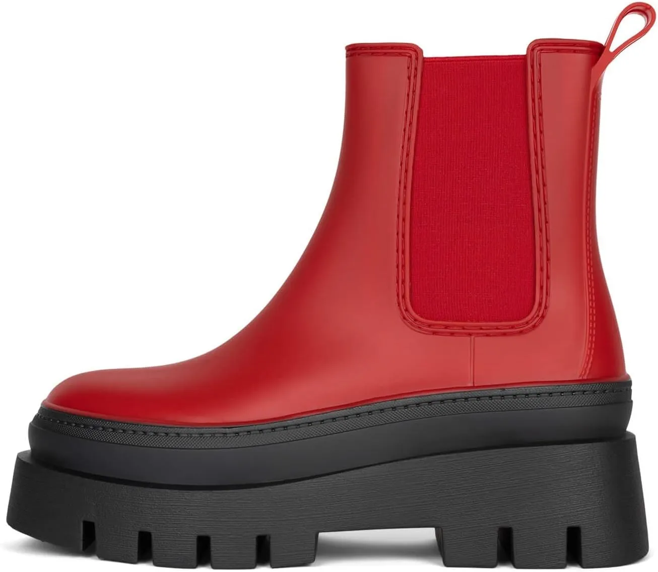 Jeffrey Campbell RAIN-Storm Rain Boots Brown Honey