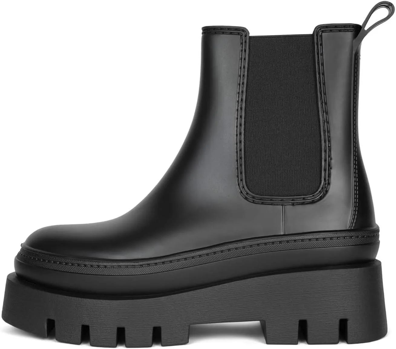 Jeffrey Campbell RAIN-Storm Rain Boots Brown Honey