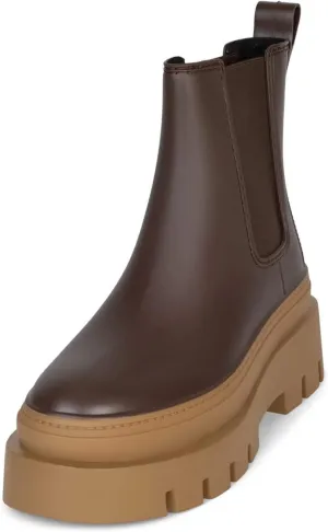 Jeffrey Campbell RAIN-Storm Rain Boots Brown Honey