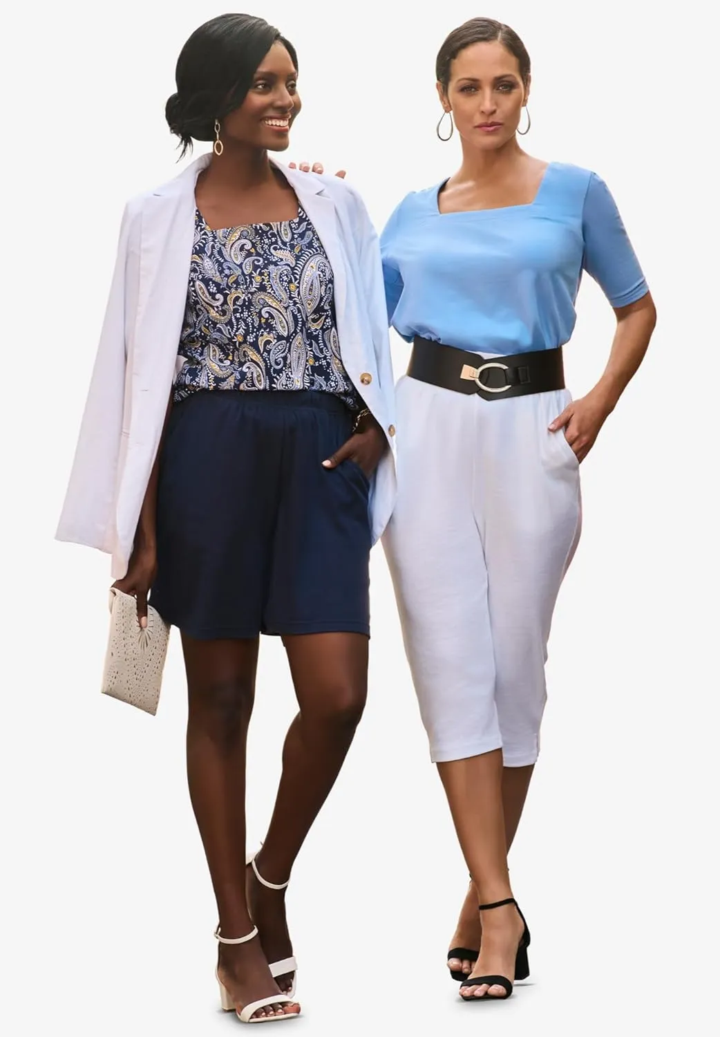 Jessica London Women's Plus Size Soft Ease Knit Shorts