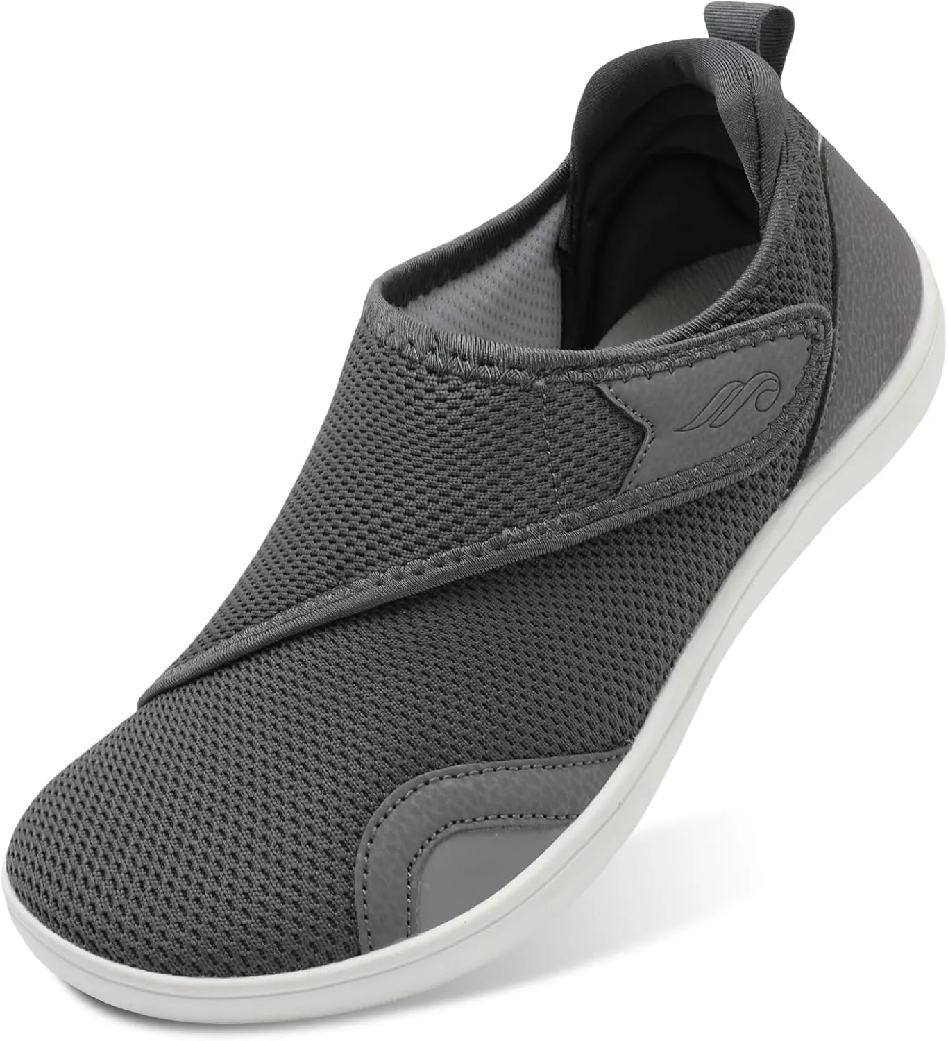 JIASUQI Men's Walking Shoes Wide Toe Sneakes with Arch Support House Shoes Slippers for Men