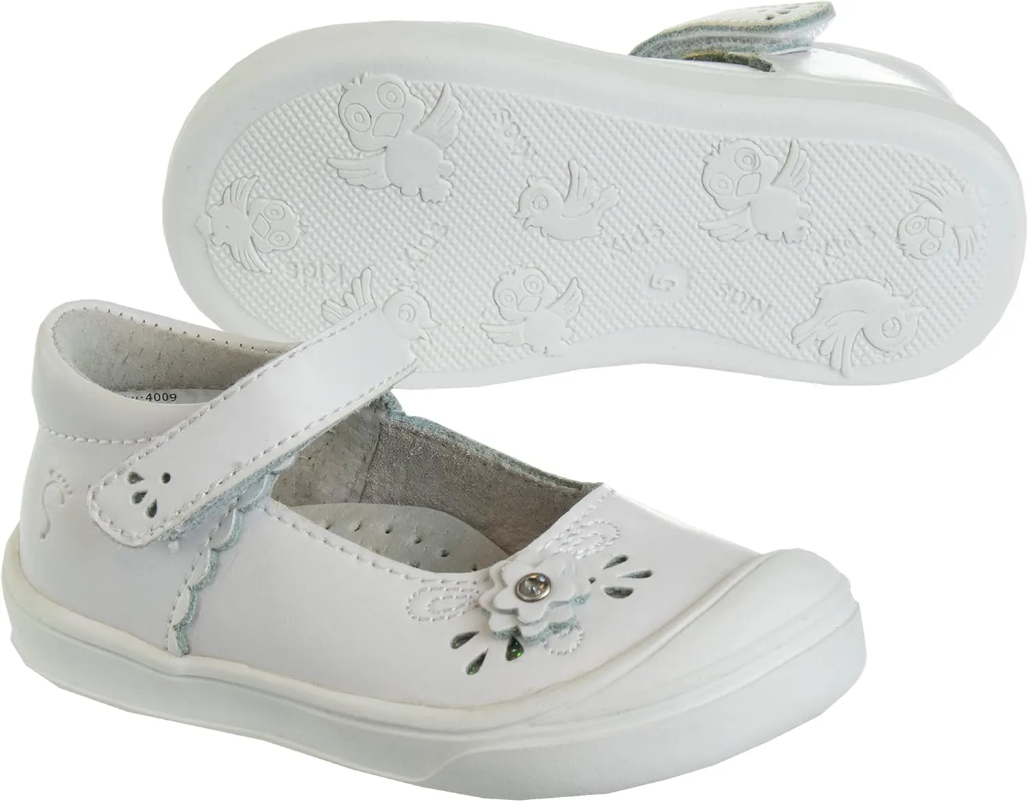 Josmo Smart Step Girls Baby Mary Jane Walking Shoe Flats