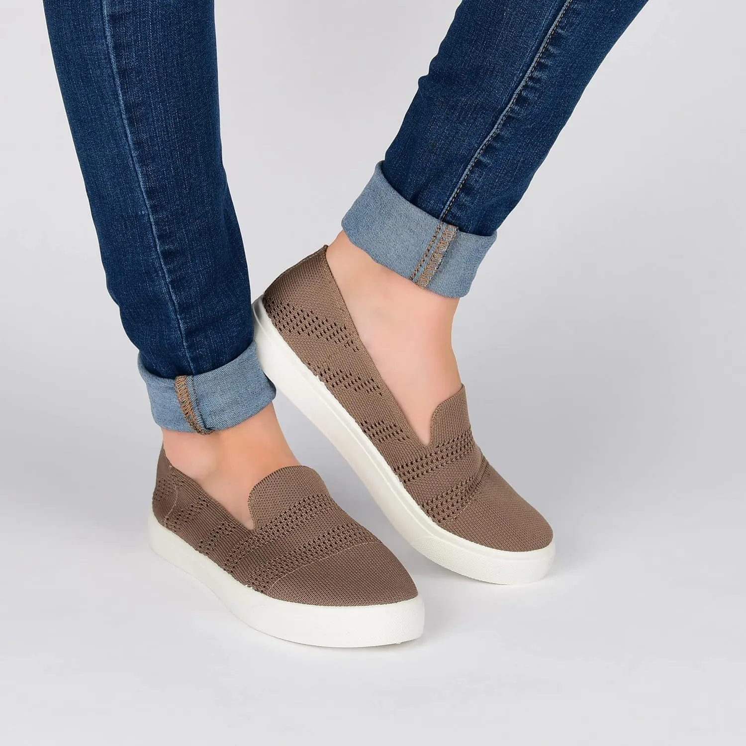 Journee Collection Women's Casual and Fashion Sneakers