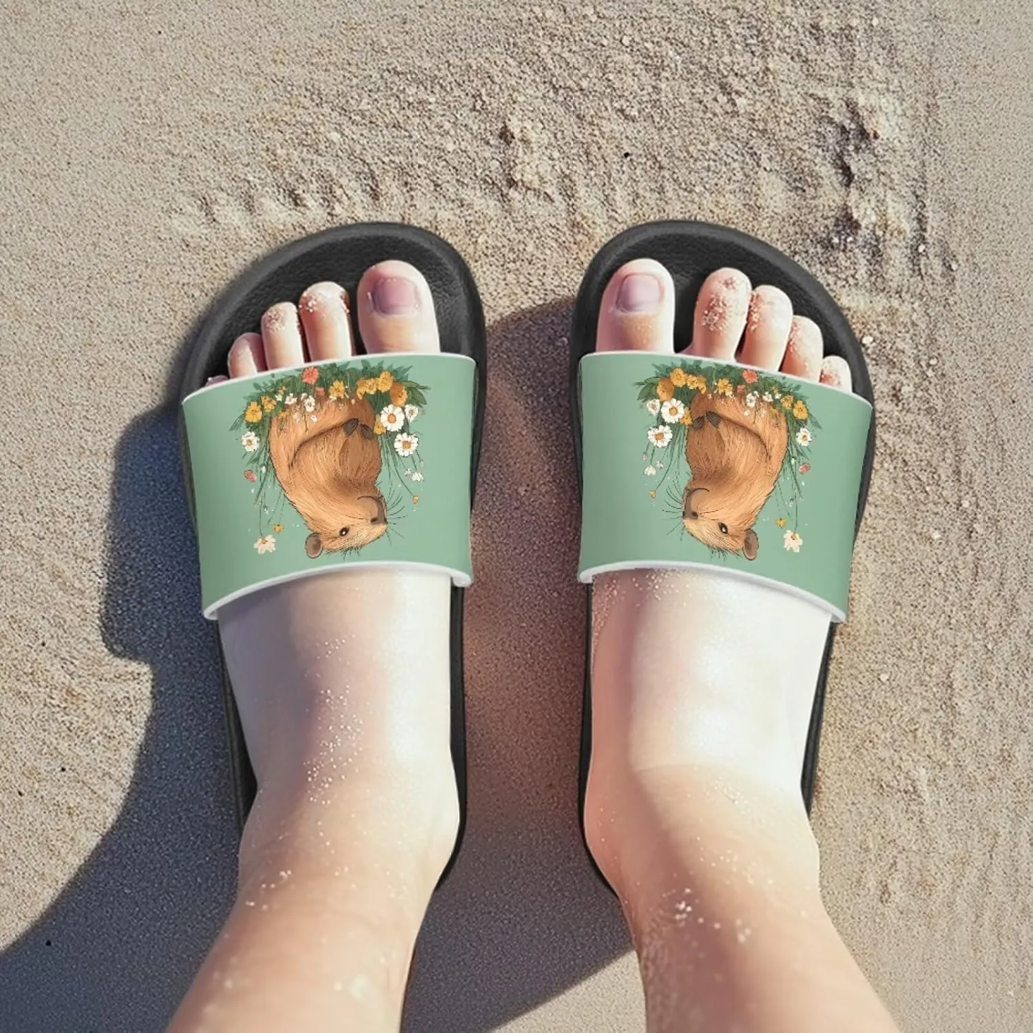 JoyLamoria Animals Design Sandals House Slides Kids Cloud Slippers Cushioned Non Slip Indoor Outdoor Lightweight Open Toe Comfy