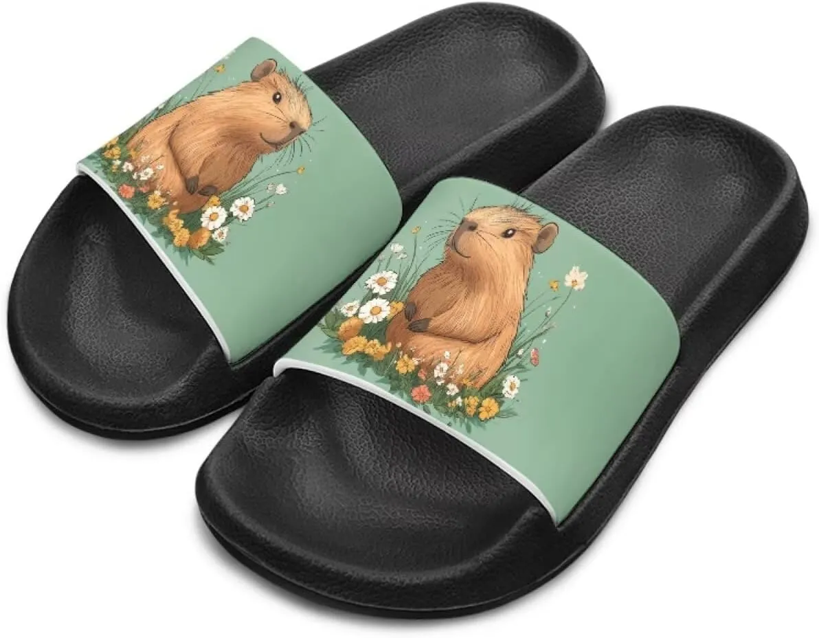JoyLamoria Animals Design Sandals House Slides Kids Cloud Slippers Cushioned Non Slip Indoor Outdoor Lightweight Open Toe Comfy