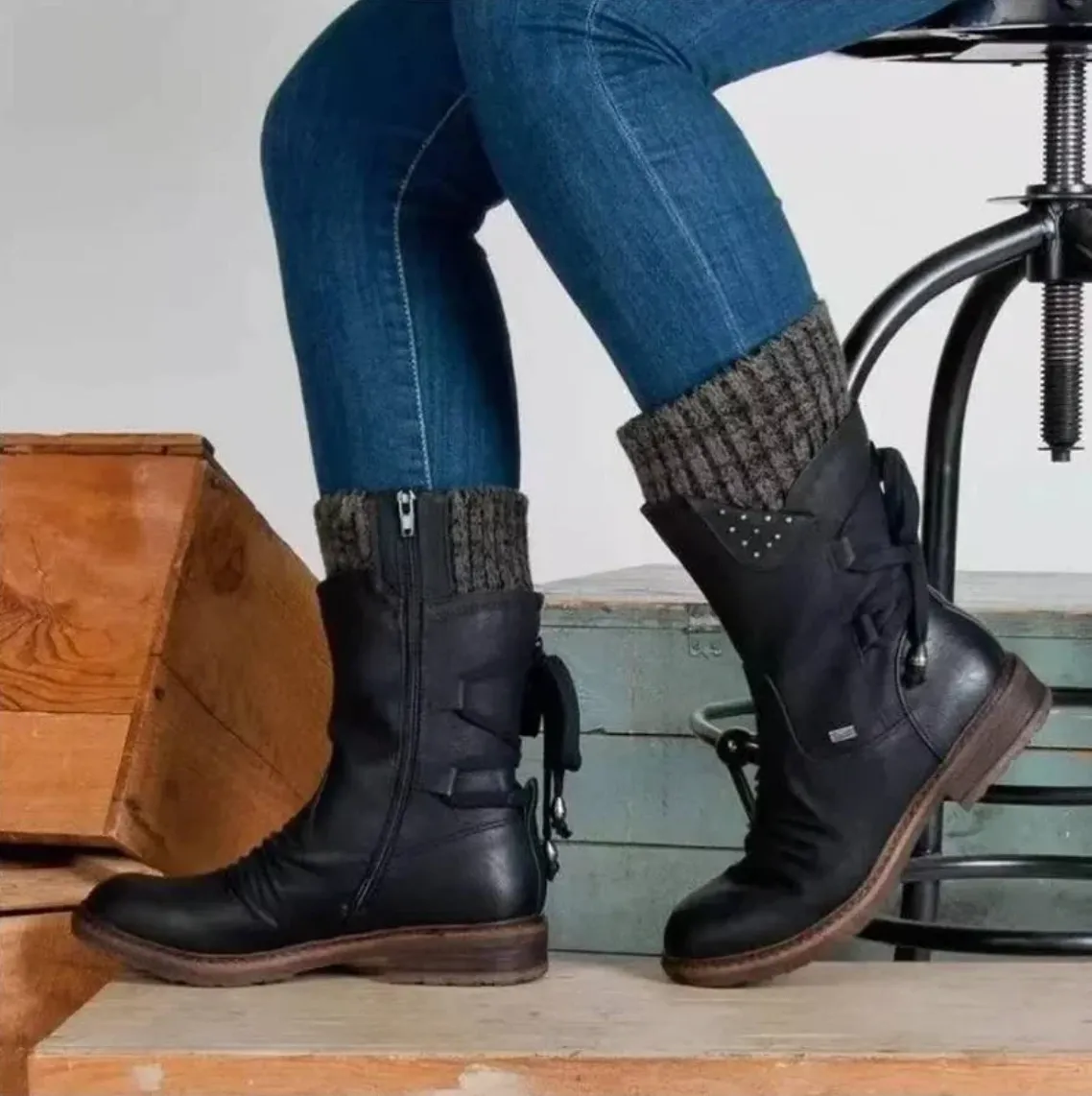 Julia | Wool Boots With Orthopedic