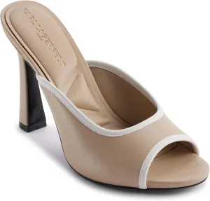 Karl Lagerfeld Paris Women's Cushioned Insole Evening Chatura-Peep Toe Sandal Heeled