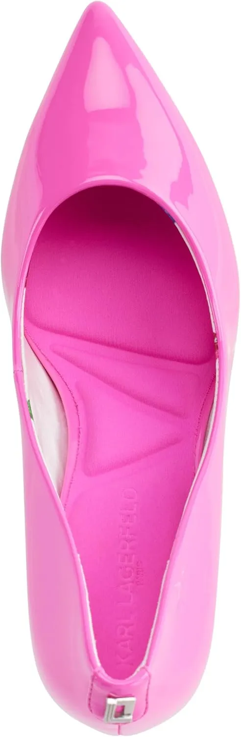 Karl Lagerfeld Paris Women's Cushioned Insole Evening Royale-High Pump
