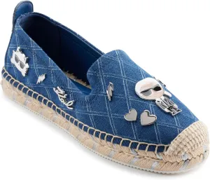 Karl Lagerfeld Paris Women's Cushioned Insole Everyday Michaela-Flat Espadrille Platform