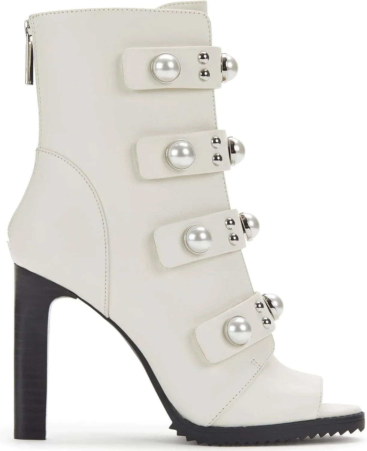 KARL LAGERFELD Women's Brayden Peep Toe Bootie
