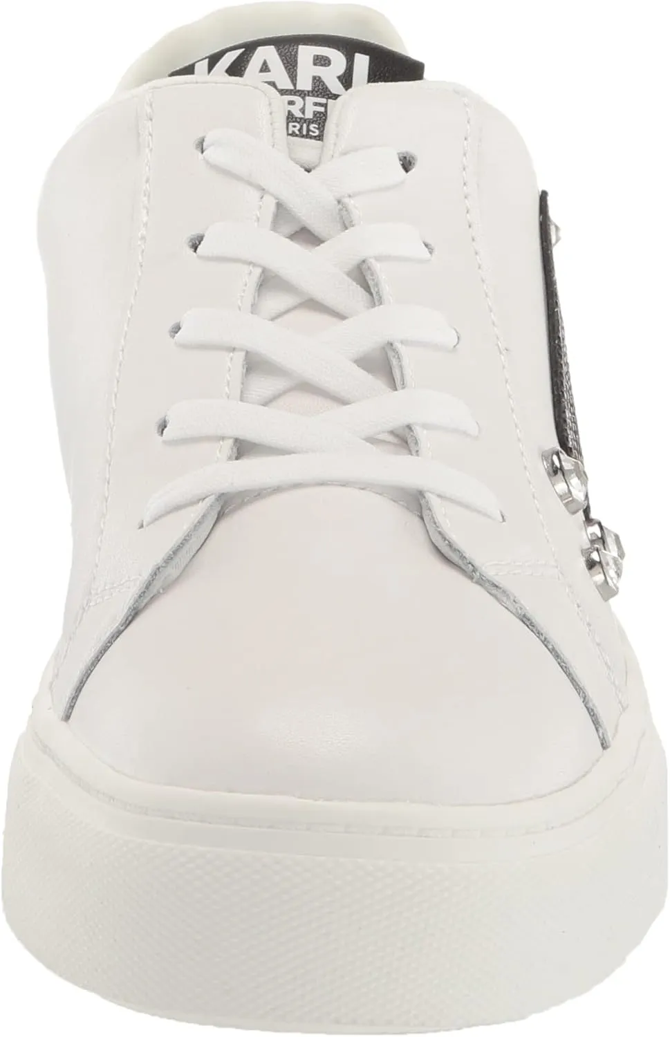 KARL LAGERFELD Women's Chivon Lace Up Sneaker