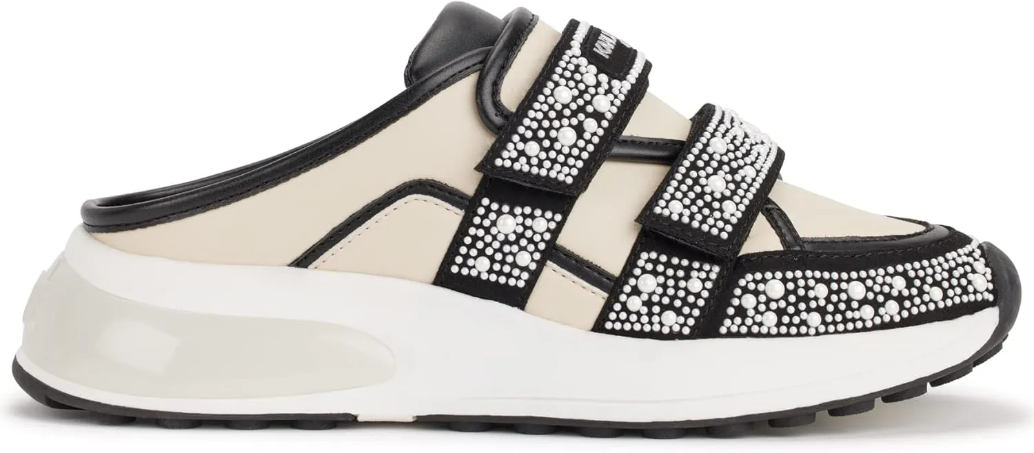 KARL LAGERFELD Women's Devora Slip On Trendy Sneaker Mule