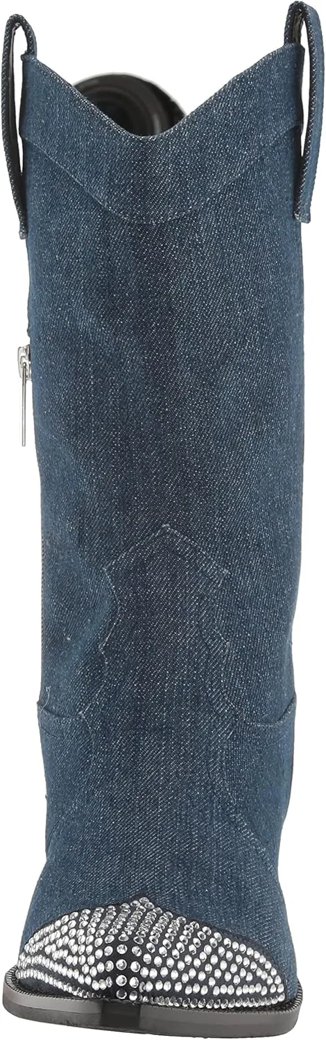 KARL LAGERFELD womens Lakota Western Boot