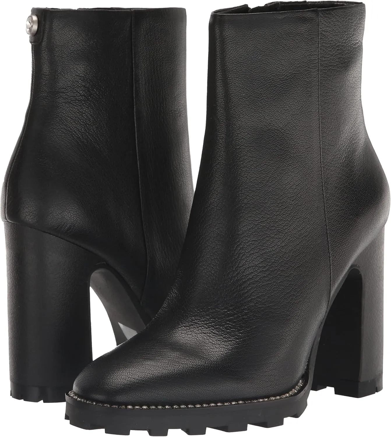 KARL LAGERFELD Women's Peppy Lug-sole Zip-up Fashion Boot