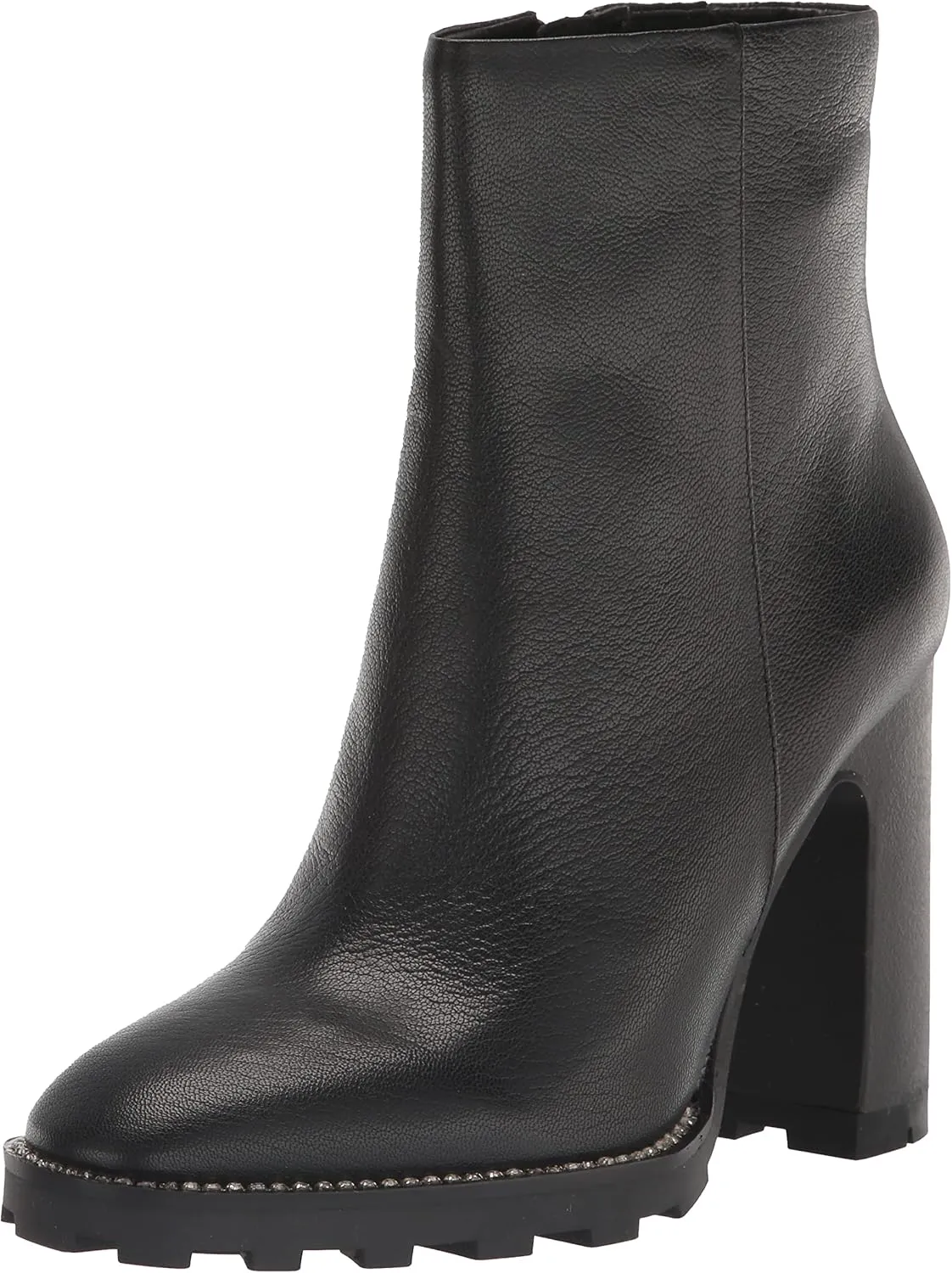 KARL LAGERFELD Women's Peppy Lug-sole Zip-up Fashion Boot