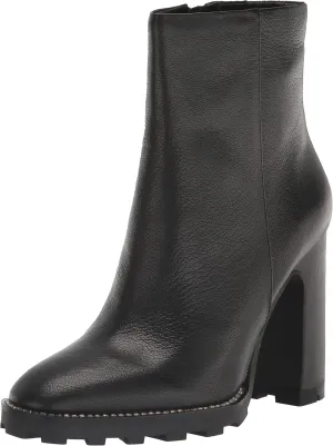 KARL LAGERFELD Women's Peppy Lug-sole Zip-up Fashion Boot