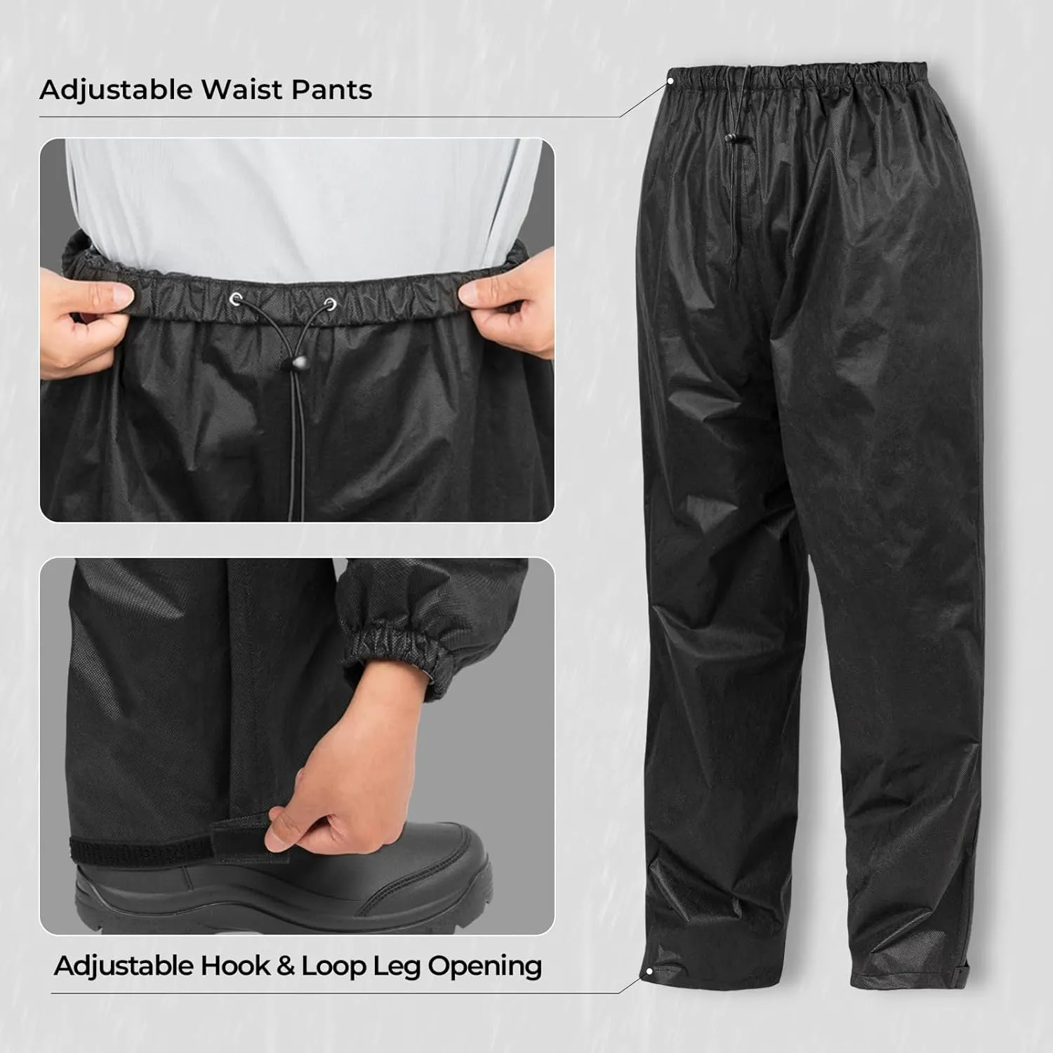 KastKing AquaLite Waterproof Rain Suit for Men and Women, Loose Fit, Lightweight, Durable Rain Gear