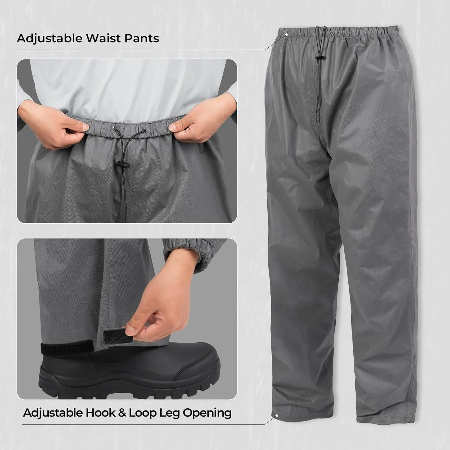 KastKing AquaLite Waterproof Rain Suit for Men and Women, Loose Fit, Lightweight, Durable Rain Gear