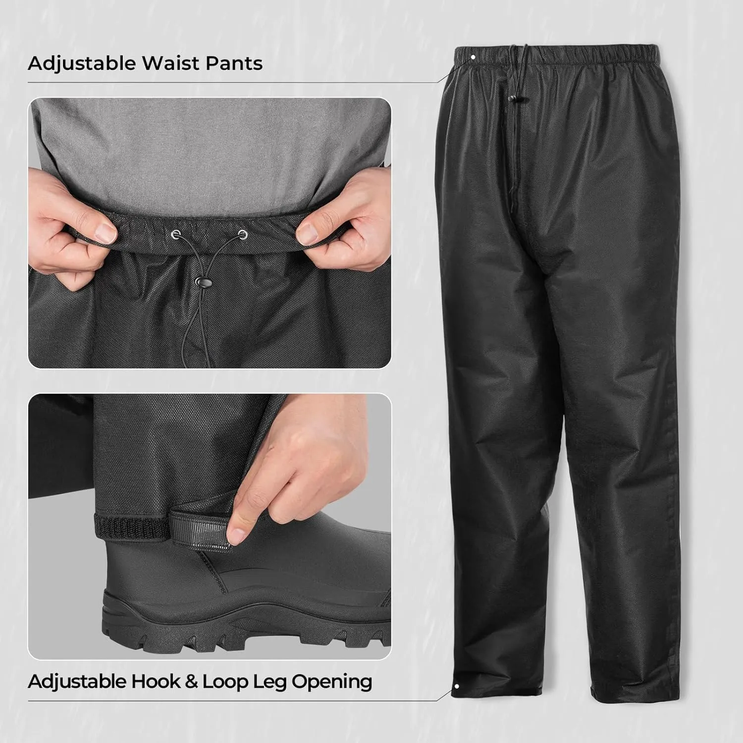 KastKing AquaLite Waterproof Rain Suit for Men and Women, Loose Fit, Lightweight, Durable Rain Gear