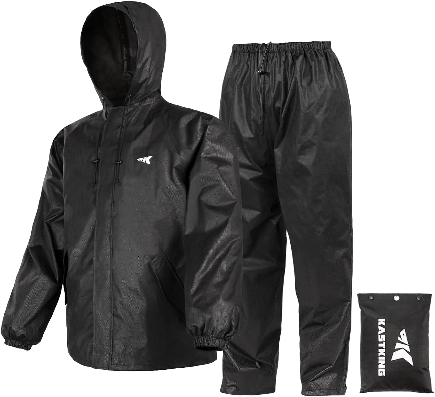 KastKing AquaLite Waterproof Rain Suit for Men and Women, Loose Fit, Lightweight, Durable Rain Gear