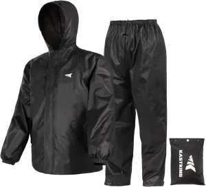 KastKing AquaLite Waterproof Rain Suit for Men and Women, Loose Fit, Lightweight, Durable Rain Gear