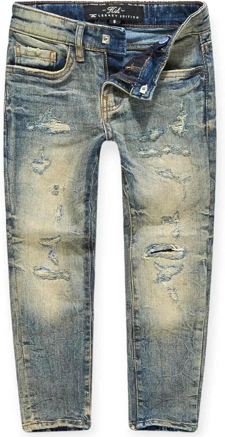 Kids Desperado Denim Small Rip Jeans (Desert Storm)