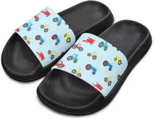 Kids Lightweight Soft EVA Non-Slip Slides Open Toe Comfy Sandals for Boys Girls Children Bathroom Shower Summer Pool Beach Slippers