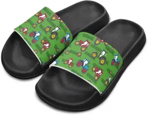 Kids Lightweight Soft EVA Non-Slip Slides Open Toe Comfy Sandals for Boys Girls Children Bathroom Shower Summer Pool Beach Slippers
