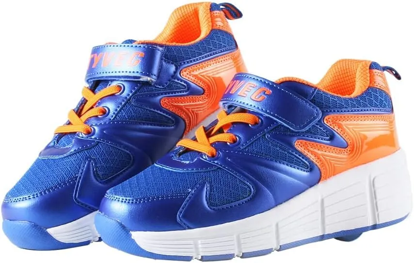 Kids Roller Shoes Boy Girl Sneakers with Wheels Become Sport Sneaker